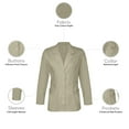 thumbnail image 2 of Panda Uniform lab coat women and doctor coat | womens lab coat, 2 of 5