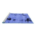 thumbnail image 2 of Ahgly Company Machine Washable Indoor Rectangle Abstract Blue Modern Area Rugs, 8' x 10', 2 of 4