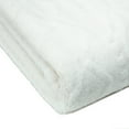 thumbnail image 5 of Chanasya Cable Knit Embossed Faux Fur Throw Blanket - Reverse Mink Modern, Comteporary, Elegant, Super Soft, Warm and Cozy for Bed, Couch, Living Room and Bedroom Home Décor (50x65 Inches) White, 5 of 6
