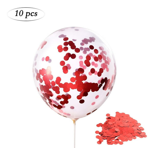 10 Pcs Ballons en Latex à Paillettes pour Fête, Ballons Décoratifs en Latex pour les Fêtes 4 5 3 2, Décoration de Maison et de Mariage