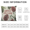 thumbnail image 5 of HENGT  Set of Throw Pillow Covers,  Home Decor Square Pillowcase Cushion Cases Decorative Pillow Cases for Accent Couch Sofa Bedroom, Merry Christmas Happy New Year Greeting Winter, 5 of 5