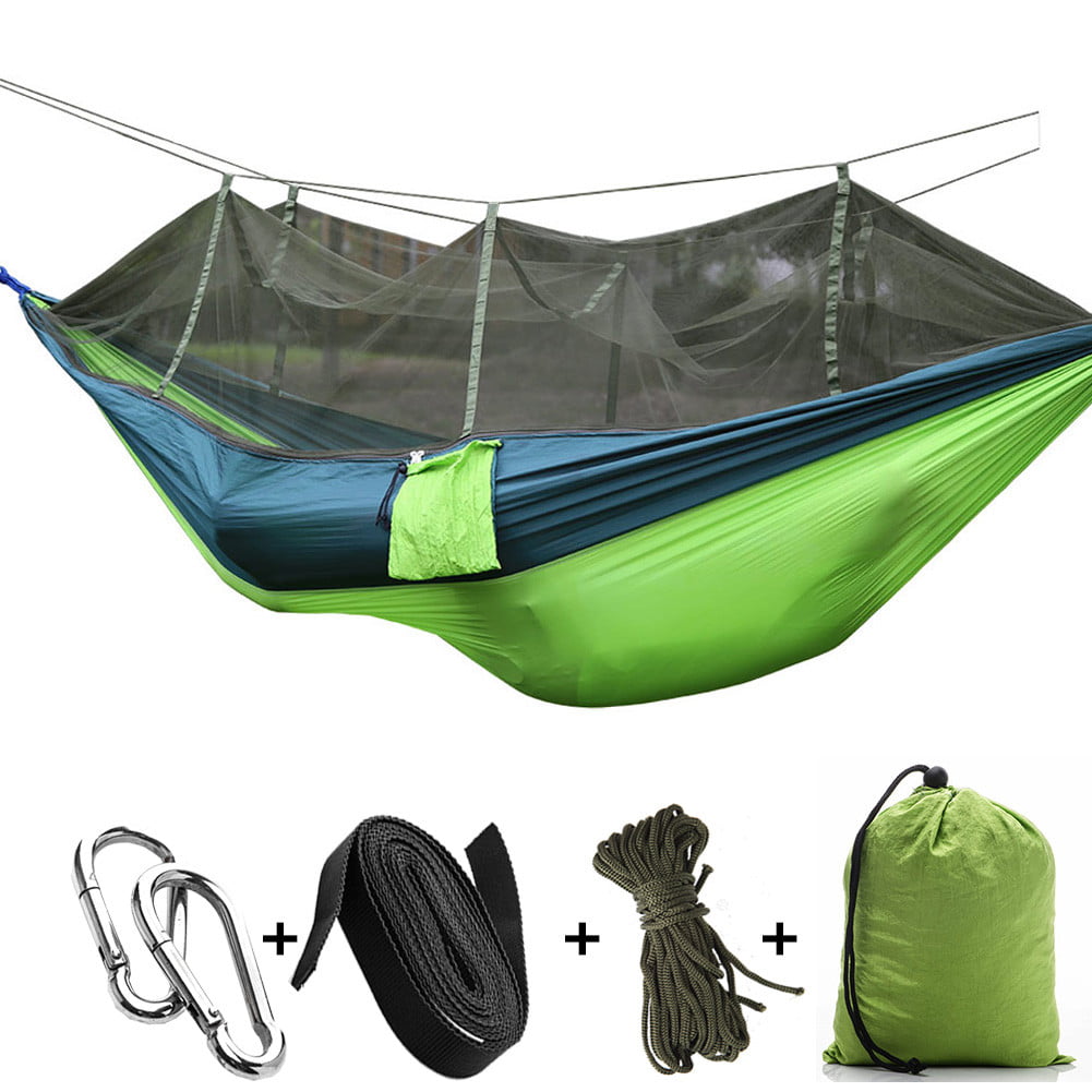 Portable Outdoor Camping Mosquito Net Nylon Hammock Hanging Bed Sleeping Swing 