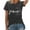 Dark Gray, variant on Womens Crew Neck Short Sleeve T Shirts Jesus Letter Print Summer Tee Faith Pattern Casual Top Fashion Apparel