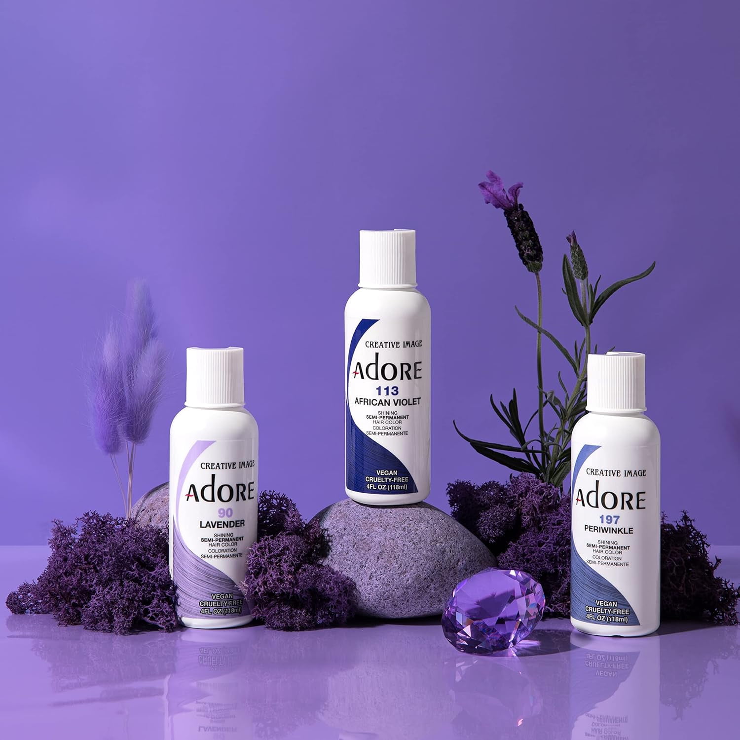 Adore Semi Permanent Hair Color - Vegan and Cruelty-Free Hair Dye