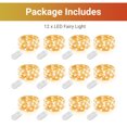 thumbnail image 4 of 12pcs 6.6ft Fairy String Lights, EEEkit 20 LED Flexible Starry String Lights, Battery Powered Copper Wire Lights, LED Twinkle Firefly Lights for Indoor Outdoor DIY Wedding Party Decor, Warm White, 4 of 8