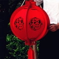 thumbnail image 6 of Yesbay 25/30cm Good Luck Red Lantern Chinese New Year Spring Festival Celebration Decor 30cm, 6 of 8