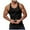 Black, variant on Men's Summer Knitted Vertical Stripe Fitness Tank Top Athletic Workout Sports Vest
