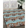 thumbnail image 3 of Ahgly Company Machine Washable Indoor Rectangle Transitional Sienna Brown Area Rugs, 8' x 10', 3 of 7