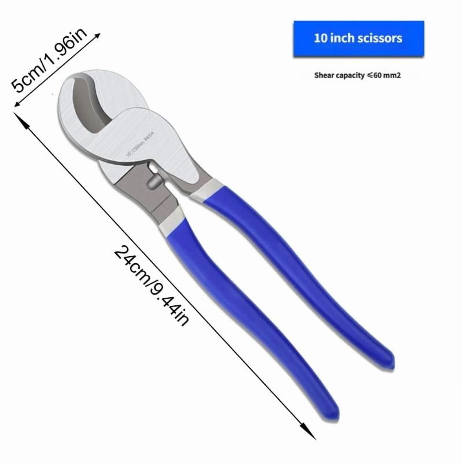 CEORPER 10inch Wire Rope Cutter Pliers For Electricians And Construction Workers