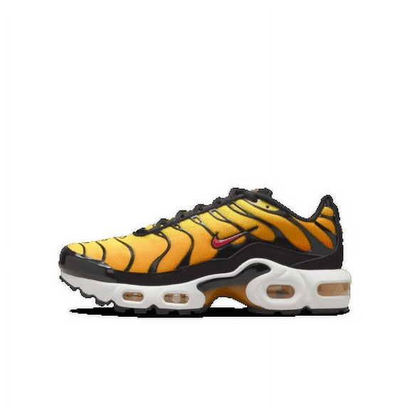 Nike Air Max Plus Big Kids' Shoes Color: Black/Bright Ceramic/Resin/Pimento Size: 6.5Y