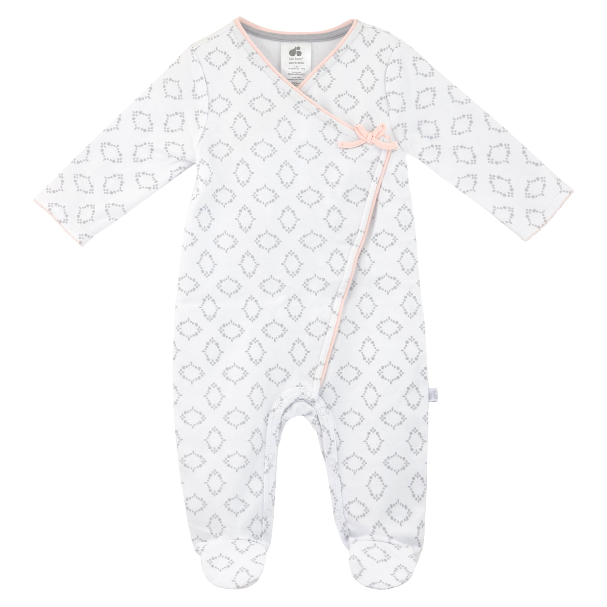 Just Born Baby Girls Keepsake Kimono Sleep N Play