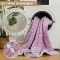 thumbnail image 7 of EuKer Washable Electric Blanket, 50"x 60" Warm Blanket with 10 Heating Levels & 10 Time Settings, Purple, 7 of 7