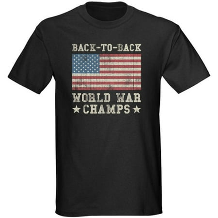 Cafepress Men's Vintage World War Champs Graphic Tee