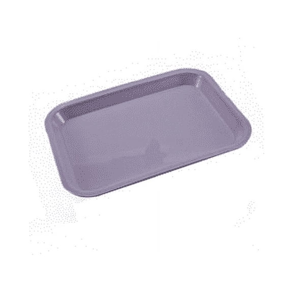 Plasdent 300FMS-10 Flat Tray Size F Mini Purple Plastic 9 5/8" x 6 5/8"