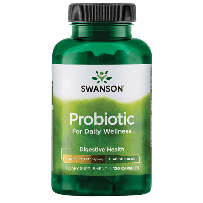 Swanson Probiotic for Daily Wellness 2 Billion Cfu 120 Capsules