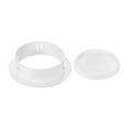 thumbnail image 3 of Uxcell 100mm OD Hole Plug Round Snap in Type Locking Hole Insert End Cap White 1 Pack, 3 of 4