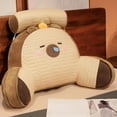 thumbnail image 1 of Cute Capy Reading Pillow Bed Rest Pillow Bed Wedge Backrest with Arms Back Support for Reading, Capybara Back Pillow for Sitting Up in Bed, Latex Bed Rest Pillow with Headrest & Arms, 1 of 5
