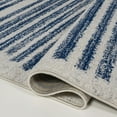 thumbnail image 5 of JONATHAN Y MOROCCAN HYPE 2 x 8 Runner Rug, Khalil Berber Stripe - Cream/Navy, MOH207E-28, 5 of 9