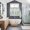 White Green Grey, variant on Green Eucalyptus Leaves Kitchen Curtains Window Panels, Daisy Summer Botanical Watercolor Insulated Window Treatment Curtain, Grommet Curtains for Bedroom/Living Room/Bathroom, 2 Piece 52"Wx72"L