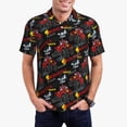 thumbnail image 2 of Balery Monster Truck Printed Men’s Short Sleeve Polo Shirt, Midweight Men's Shirt,Golf Polo shirts -Medium, 2 of 8