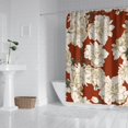 thumbnail image 3 of Waterproof Pioneer Shower Curtain 84x72 Inch Polyester Unique Colorful Floral Shower Curtain for Bathroom Hotel Home Decor with 12 Plastic Hooks, 3 of 5