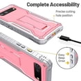 thumbnail image 7 of FITO For Google Pixel 6 Case, Phone Case with Screen Protector and Kickstand (Pink), 7 of 7