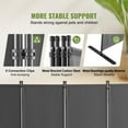 thumbnail image 3 of VEVOR Room Divider 4-Panel Folding Privacy Screen Fabric Partition Office Gray, 3 of 9