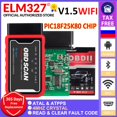 thumbnail image 2 of ELM327 Compatible con Bluetooth V1.5 PIC18F25K80 ATAL & ATPPS 4mHz Crystal Wifi ELM327 para Android/IOS/PC Lector de código Torque OBDII Tan Jianjun  unisex, 2 of 2