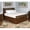 Dark Chocolate, variant on Sunny Designs Sedona 82" Wood Eastern King Bed with Storage in Rustic Oak