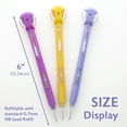 thumbnail image 4 of BAZIC Mechanical Pencil 0.7mm Spinner, Latex Free Eraser, (3/Pack), 4 of 6