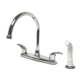 thumbnail image 1 of Kingston Brass KB6791LL 8 Inch Center Kitchen Faucet With Side Sprayer - Polished Chrome, 1 of 1