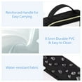 thumbnail image 5 of TACYKIBD Clear Makeup Bags - TSA Approved Toiletry Bag with Handle Large Opening, Clear Toiletry Bags for Traveling Travel Essentials, Clear Travel Bags for Toiletries, Black, 5 of 8