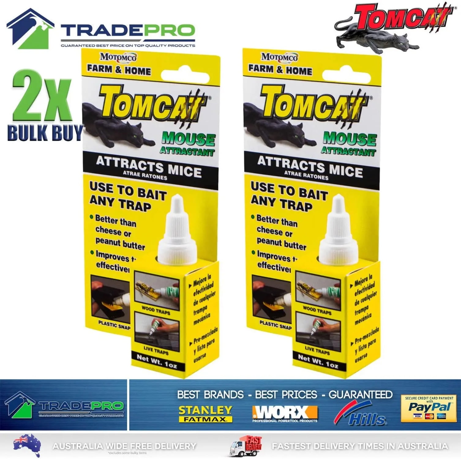 Motomco TomCat Mouse Attractant Gel 1 oz. Each 2-Pack