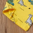 thumbnail image 4 of Boy T-shirt Set  Neck Printed T-shirt Lace Up Short Pants, 4 of 6