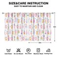thumbnail image 2 of Ice Cream (3)_17 Curtains-blackout Curtains Bedroom Decor Living Room Darkening Grommet Window Drapes 2 Panels Set 52"x 63", 2 of 2