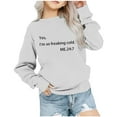 thumbnail image 3 of QIPOPIQ Chandail à Col Rond pour Filles à Manches Longues en Tricot à Blocs de Couleur Tunique Hauts 1-12 Ans Vêtements d'Hiver pour Enfants en Liquidation, 3 of 5