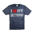 thumbnail image 4 of I Love My Boyfriend Shirt Valentine's Day Girlfriend Boyfriend Shirts Cute Valentines Day Gift Tee (Large Grey), 4 of 6