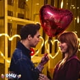 thumbnail image 4 of PMU Valentine’s Day Heart Shaped Happy Valentine's Day with Confetti Dots Balloons 18 Inch Mylar Foil Balloon Proposal, Special Events, Photo Props Party Decoration and Accessories (10/Pkg) Pkg/1, 4 of 6