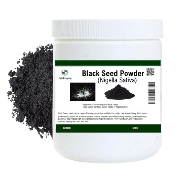 Black Cumin Seed POWDER Ground Pure Natural NIGELLA SATIVA Semilla Comino 8oz JAR