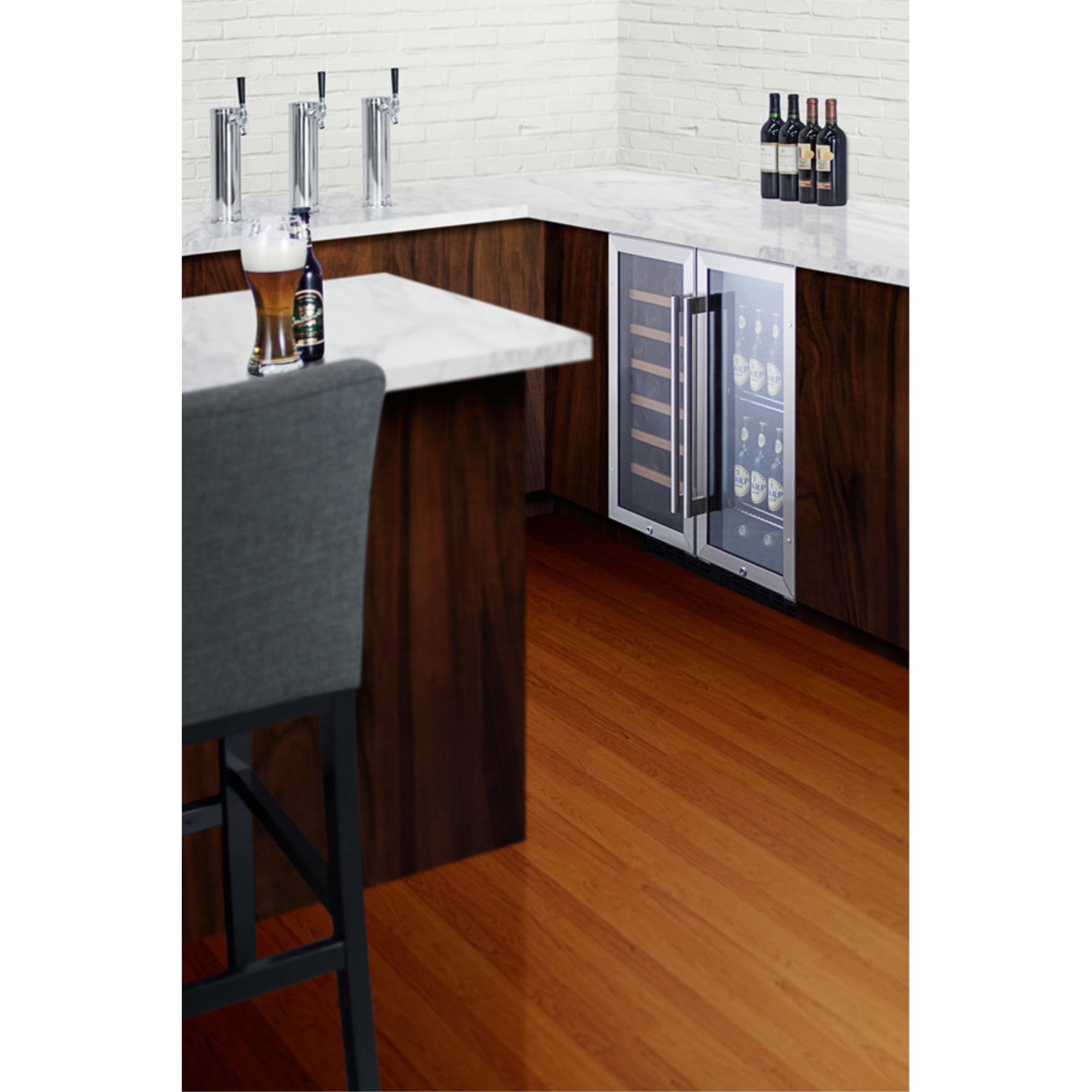 15" Built-In Beverage Cooler w/Digital Controls and SS Cabinet