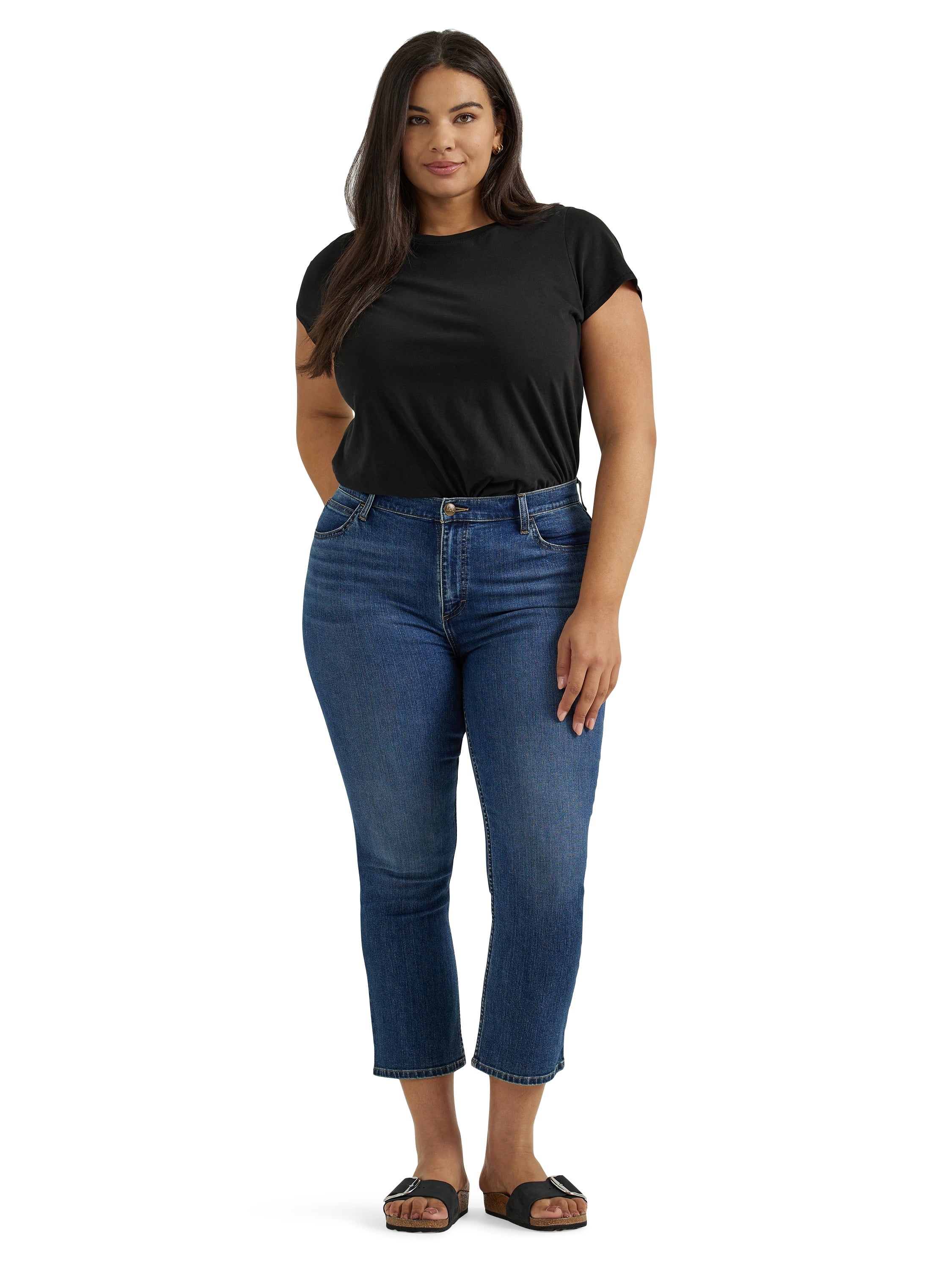 Lee® Women's Plus Legendary Mid Rise Capri