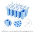 thumbnail image 2 of Moldes de Silicona para Paletas Heladas Unique Bargains 10uds Azul, 2 of 7