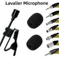 thumbnail image 3 of Omnidirectional Lavalier Lapel Clip Mic 3.5mm 3Pin 4-Pin XLR For Wireless System Lecturer With Microphone Cover Accessories Part S(For Shure), 3 of 4