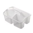 thumbnail image 3 of Cesta de ducha portátil, organizador de suministros de limpieza, herramienta práctica y duradera Blanco, 3 of 9