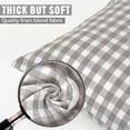 thumbnail image 4 of Fundas de almohada decorativas CARRIE HOME, 16 x 16 cm, color gris, juego de 2, 4 of 7
