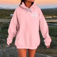 thumbnail image 2 of Holzkary Baseball Hoodies for Womens 2025 Collar Off The Shoulder Sweatshirt Baseball Mom Sweatshirt Funny Game Day Baseball Pullover Tops Fall Outfits Trendy Fashion Pullover Tops Pink L, 2 of 9