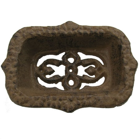 - Cast Iron Antique Style Ornate Bathroom Soap Dish French Country Chic Bath Decor