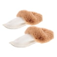 thumbnail image 3 of 1 par de plantillas de repuesto para zuecos, forro de piel de invierno, suela cálida y extraíble, forro de piel para pantuflas de casa, forro polar para exterior e interior, 3 of 8