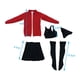 thumbnail image 3 of Ropa de muñecas femeninas a escala 1/6 a la moda, conjunto de ropa femenina, figura, ropa de muñeca, uniforme, traje para muñecas de 12 ", accesorios Rojo Hugo Traje de muñeca femenina, 3 of 4