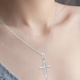 thumbnail image 5 of Necklaces for Women 2026 Fashion Shiny Rhinestone Christian Cross Pendant Necklace Jewelry Gift, 5 of 5